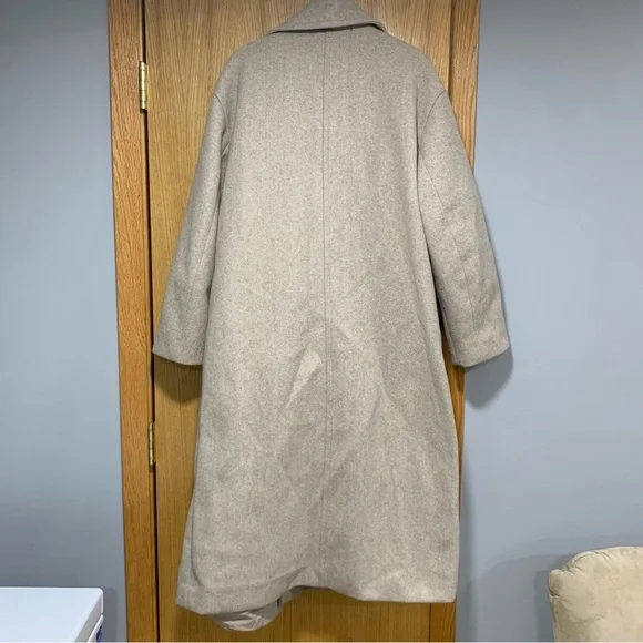 Zara Women's Oversized Coat in Tan - Size Small - Picture 3 of 5